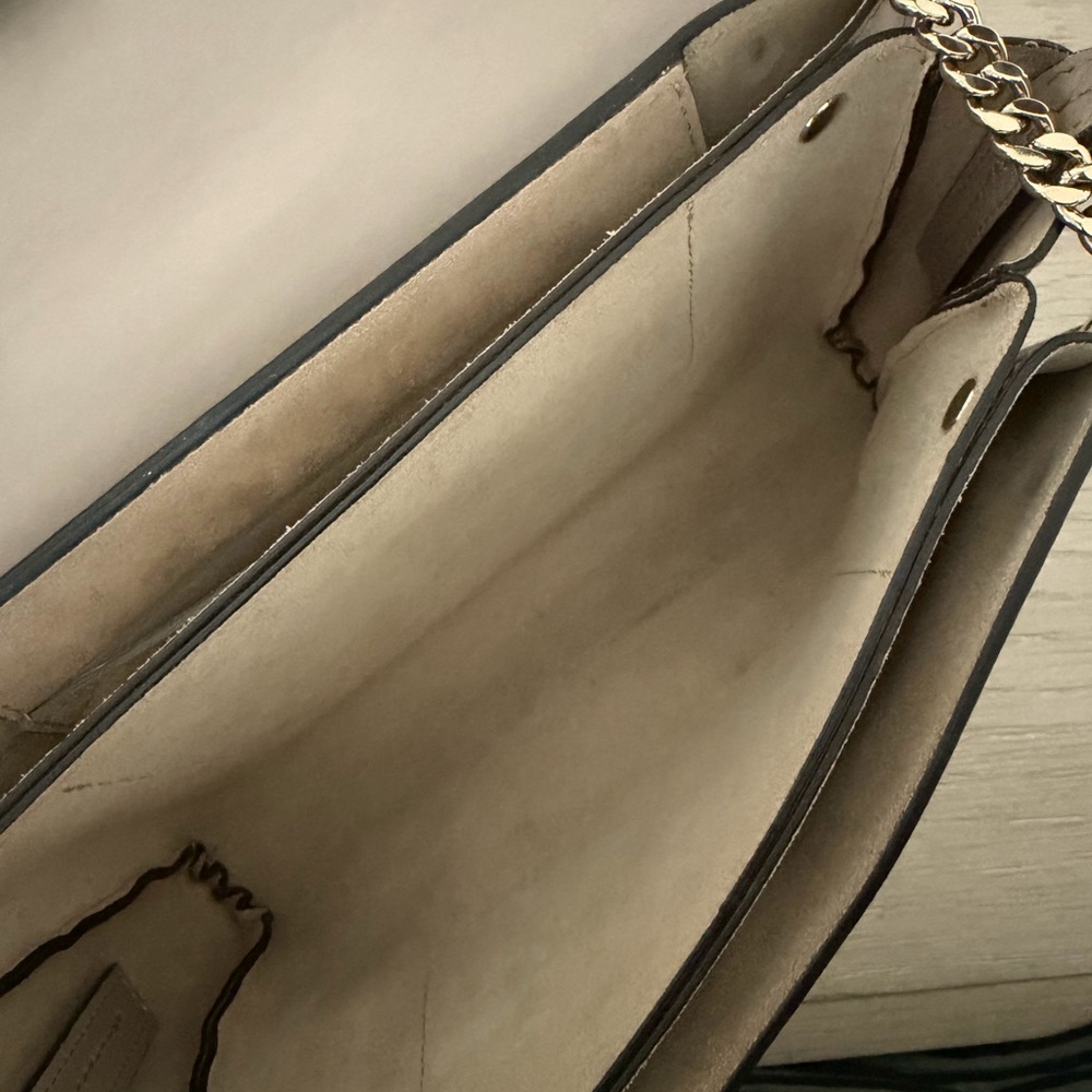 Chloe Beige Leather and Suede Crossbody Bag - Picture 8 of 12